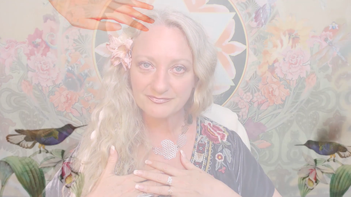 Sonya Sophia EFT expert practitioner hosting the world tapping circle weekly livestream